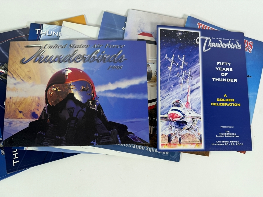 Mixed Lot Of Vintage United States Air Force Thunderbirds Commemorative Books And Pictorial Programs [Photo 6]