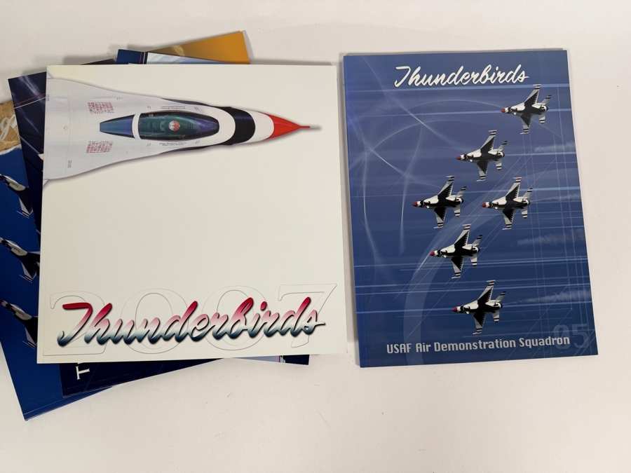 Mixed Lot Of Vintage United States Air Force Thunderbirds Commemorative Books And Pictorial Programs [Photo 8]