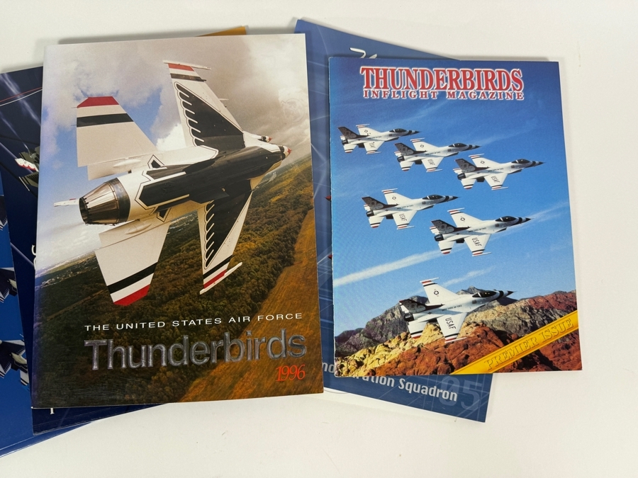 Mixed Lot Of Vintage United States Air Force Thunderbirds Commemorative Books And Pictorial Programs [Photo 7]
