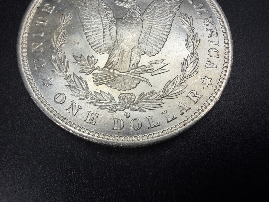 1883 O Brilliant Uncirculated Morgan Silver Dollar [Photo 4]