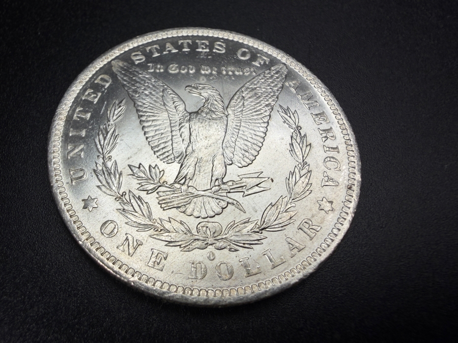 1883 O Brilliant Uncirculated Morgan Silver Dollar [Photo 4]