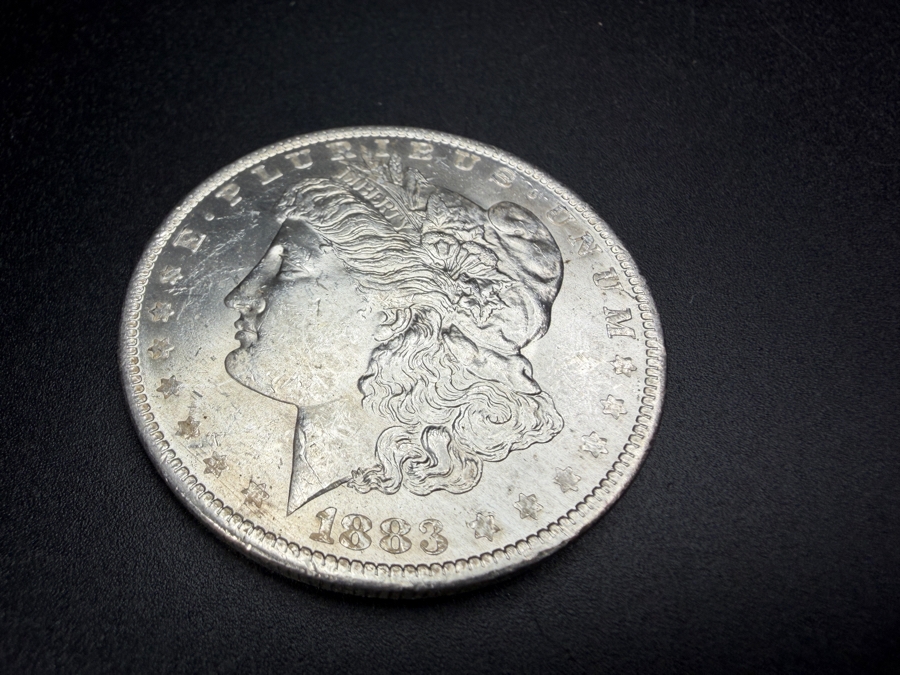 1883 O Brilliant Uncirculated Morgan Silver Dollar [Photo 2]