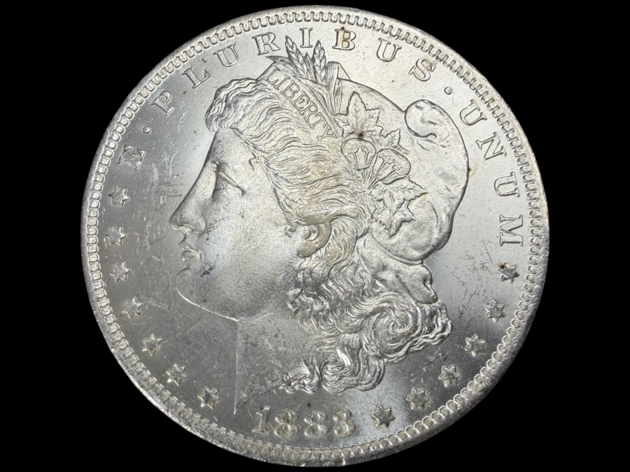Antique Brilliant Uncirculated Silver Dollar Coin Sale Featuring Silver Morgans and Peace Dollars