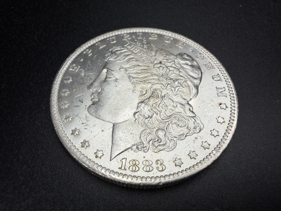 1883 O Brilliant Uncirculated Morgan Silver Dollar [Photo 2]