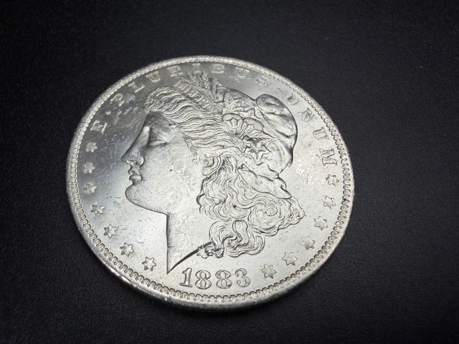 1883 O Brilliant Uncirculated Morgan Silver Dollar [Photo 2]