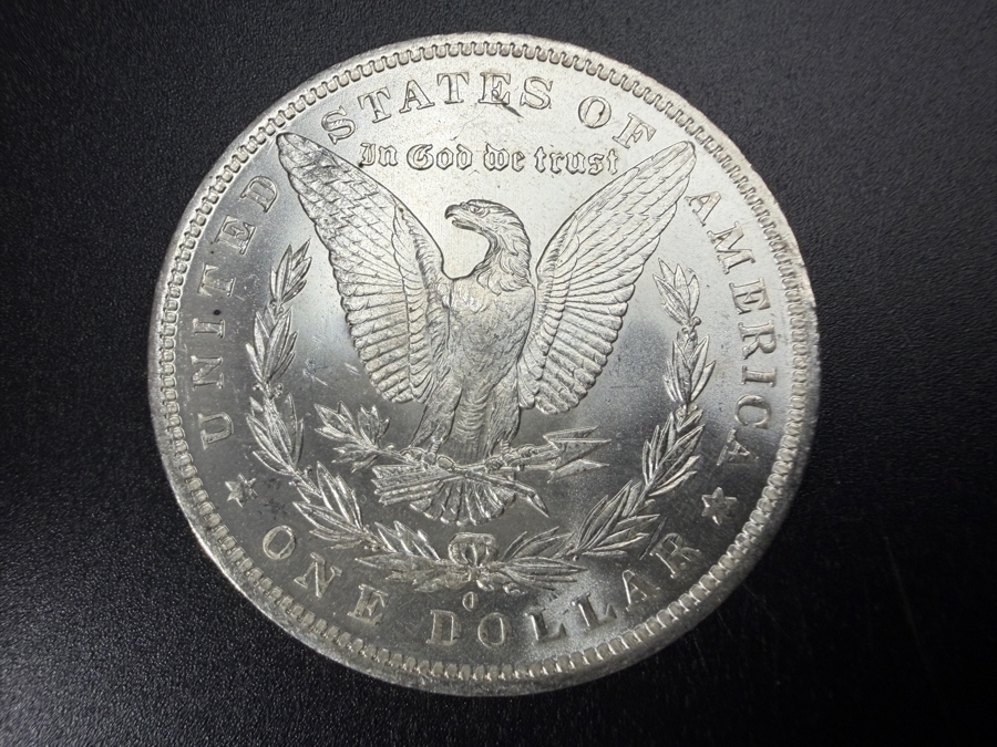 1883 O Brilliant Uncirculated Morgan Silver Dollar [Photo 3]