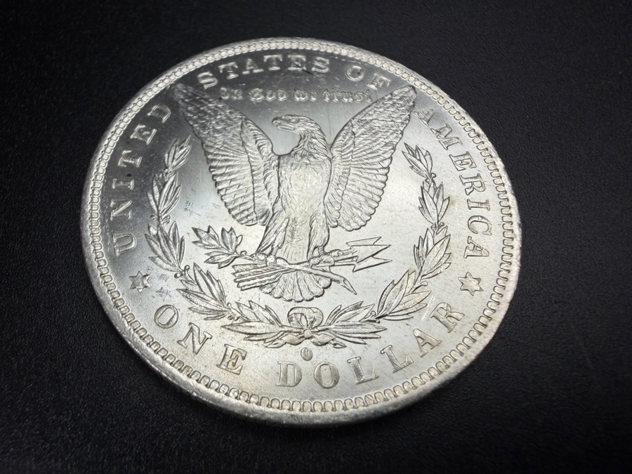 1883 O Brilliant Uncirculated Morgan Silver Dollar [Photo 4]