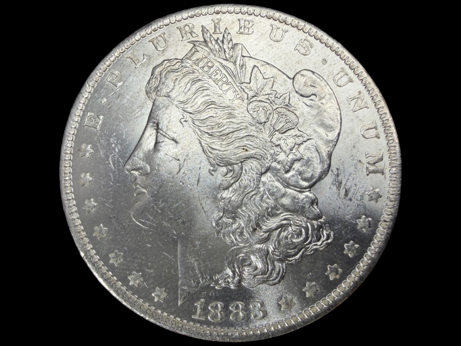 Antique Brilliant Uncirculated Silver Dollar Coin Sale Featuring Silver Morgans and Peace Dollars