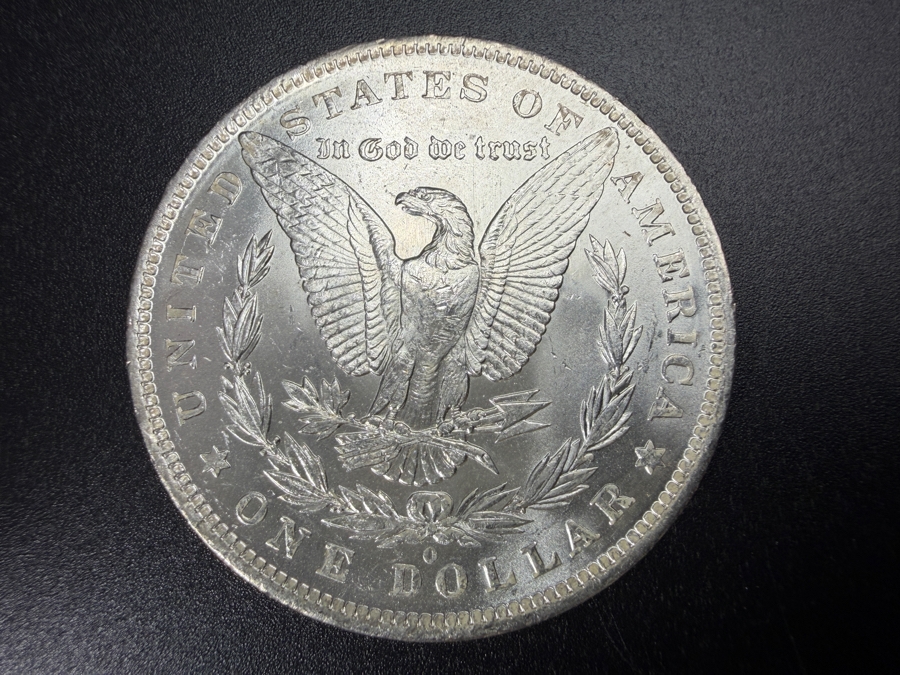 1883 O Brilliant Uncirculated Morgan Silver Dollar [Photo 3]