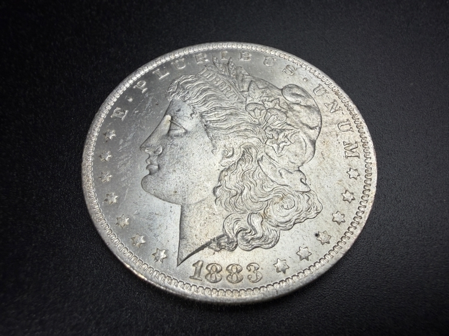 1883 O Brilliant Uncirculated Morgan Silver Dollar [Photo 2]