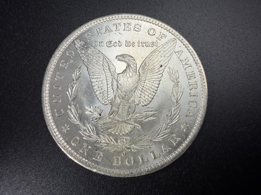 1883 O Brilliant Uncirculated Morgan Silver Dollar [Photo 3]