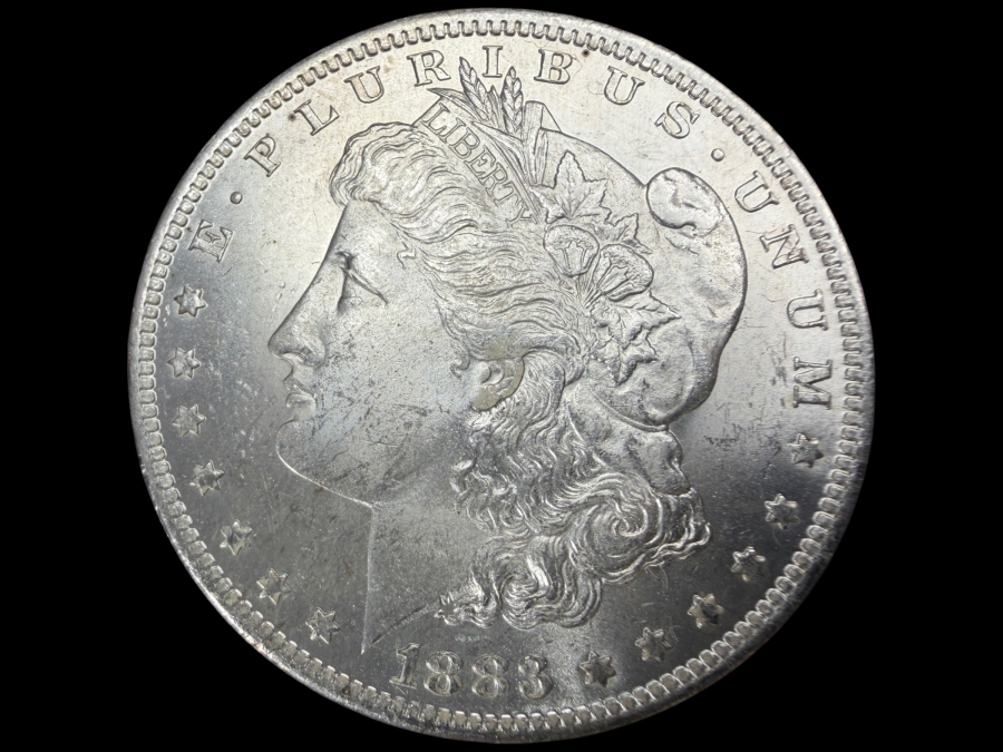 1883 O Brilliant Uncirculated Morgan Silver Dollar