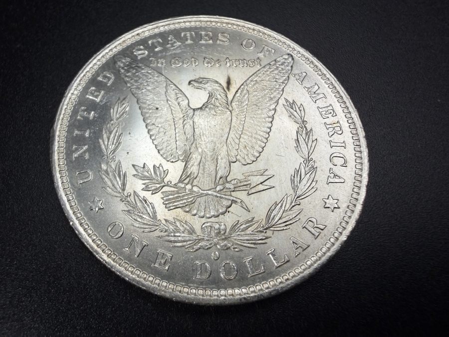 1883 O Brilliant Uncirculated Morgan Silver Dollar [Photo 4]