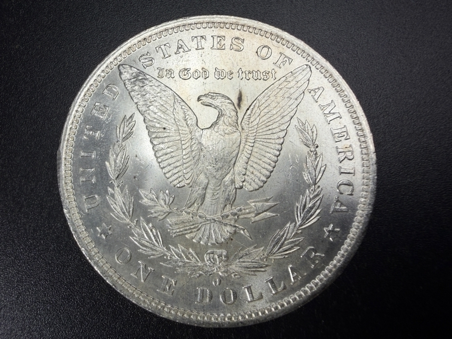 1883 O Brilliant Uncirculated Morgan Silver Dollar [Photo 3]