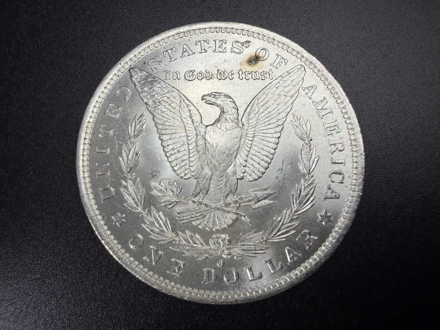 1883 O Brilliant Uncirculated Morgan Silver Dollar [Photo 3]