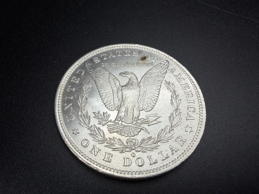 1883 O Brilliant Uncirculated Morgan Silver Dollar [Photo 4]