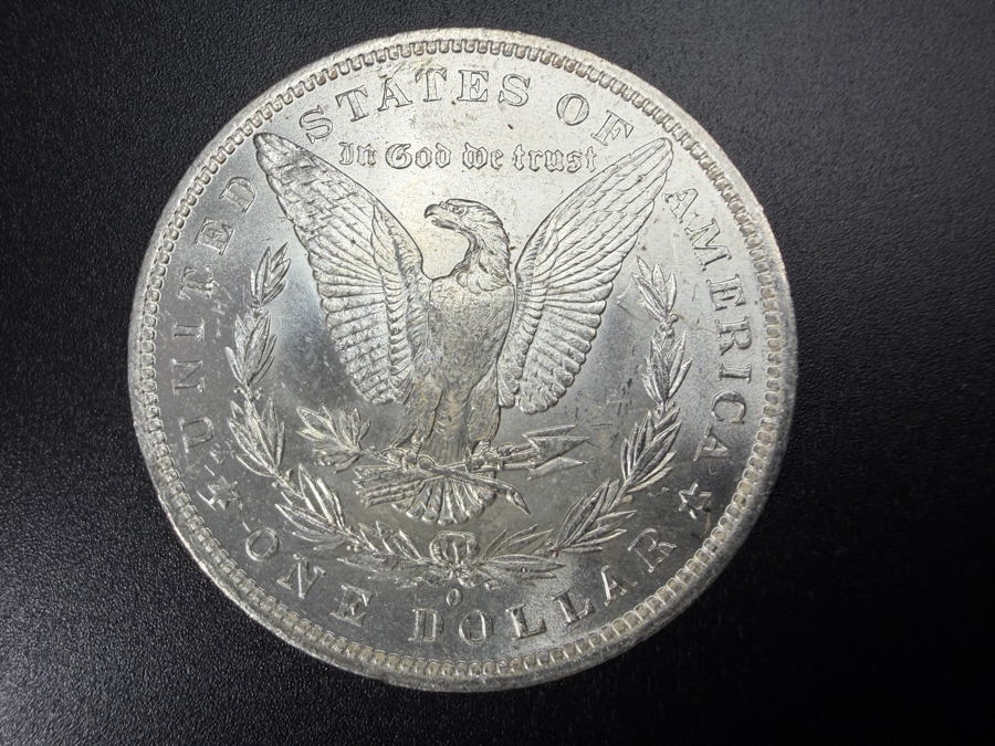 1883 O Brilliant Uncirculated Morgan Silver Dollar [Photo 3]