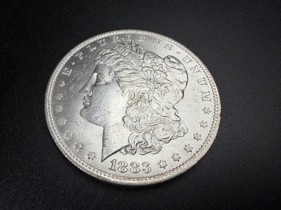 1883 O Brilliant Uncirculated Morgan Silver Dollar [Photo 2]