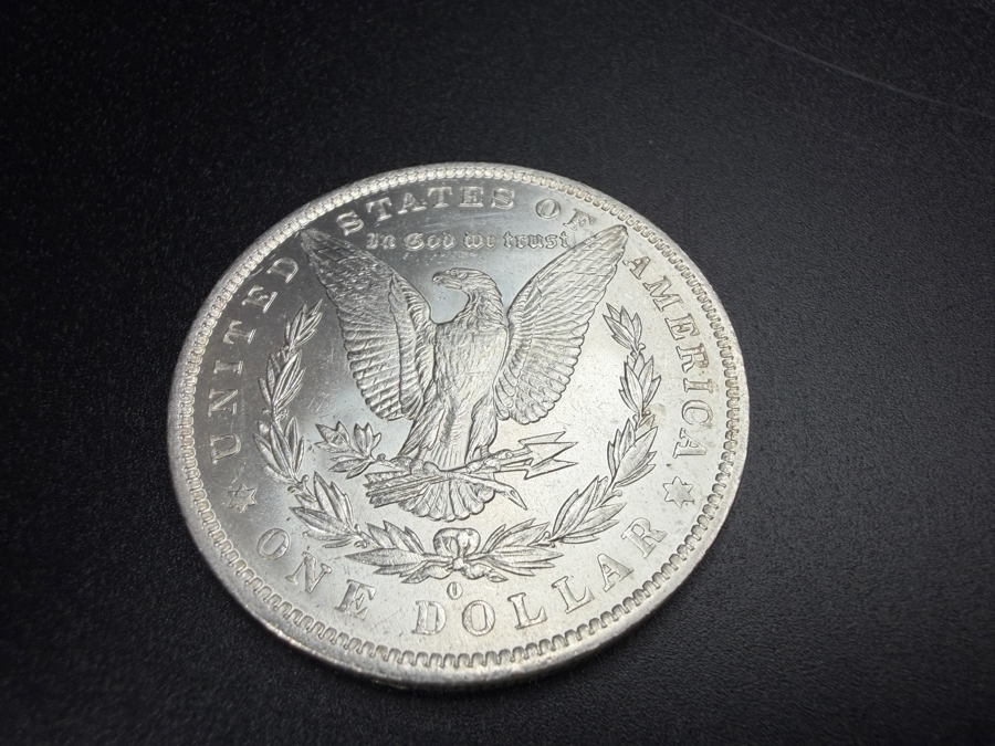 1883 O Brilliant Uncirculated Morgan Silver Dollar [Photo 4]