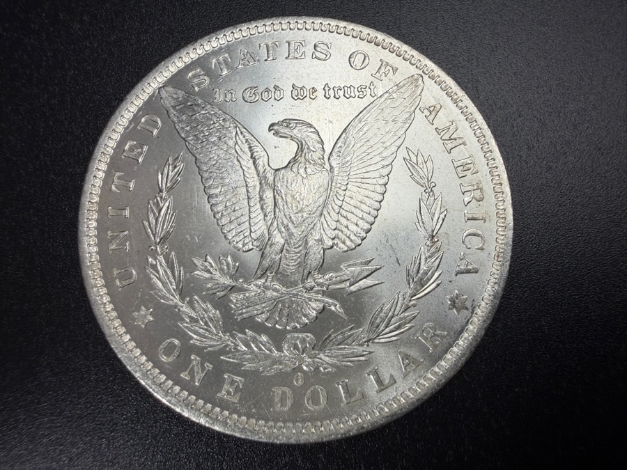 1883 O Brilliant Uncirculated Morgan Silver Dollar [Photo 3]
