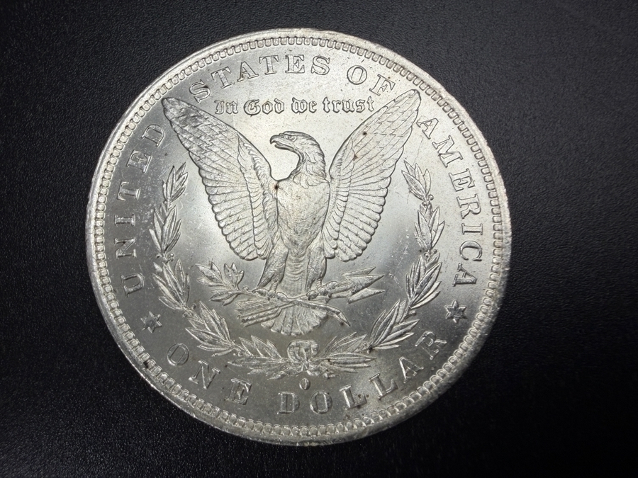 1883 O Brilliant Uncirculated Morgan Silver Dollar [Photo 3]