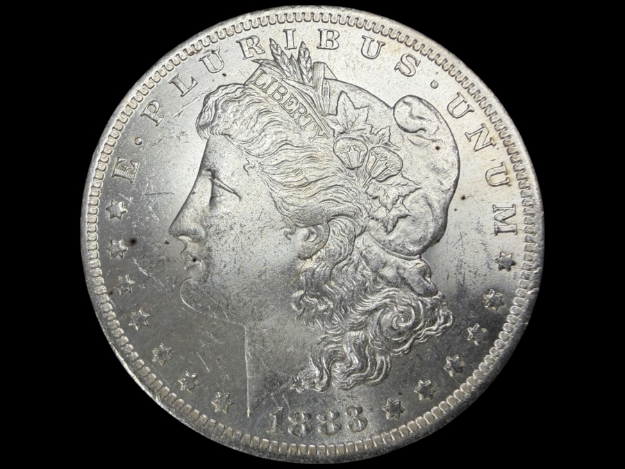1883 O Brilliant Uncirculated Morgan Silver Dollar