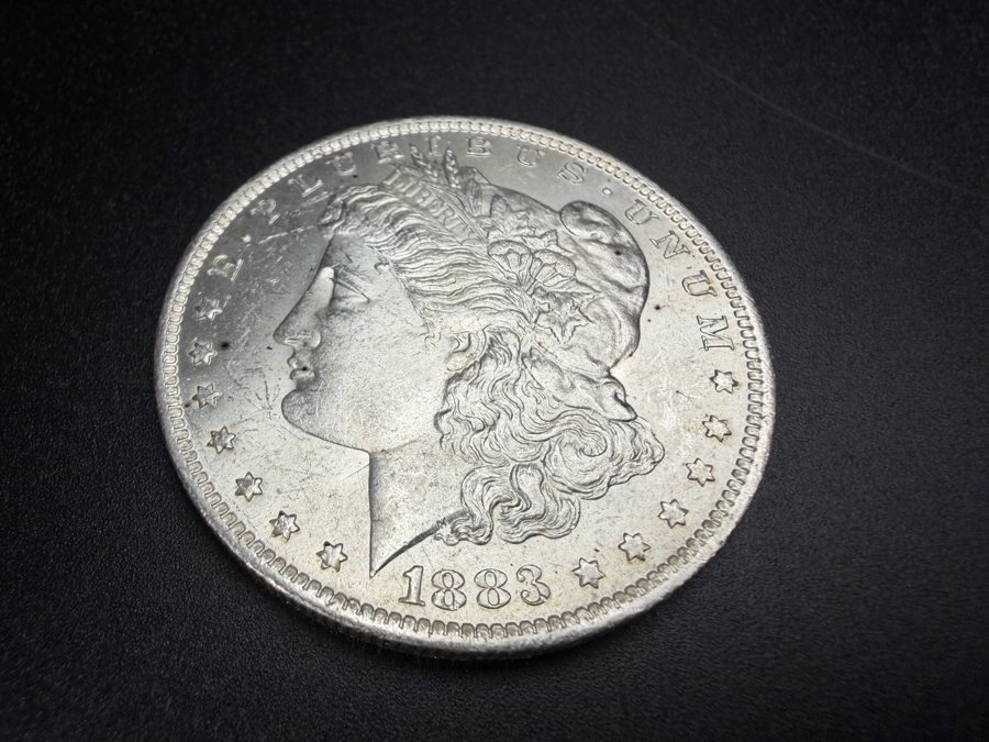 1883 O Brilliant Uncirculated Morgan Silver Dollar [Photo 2]