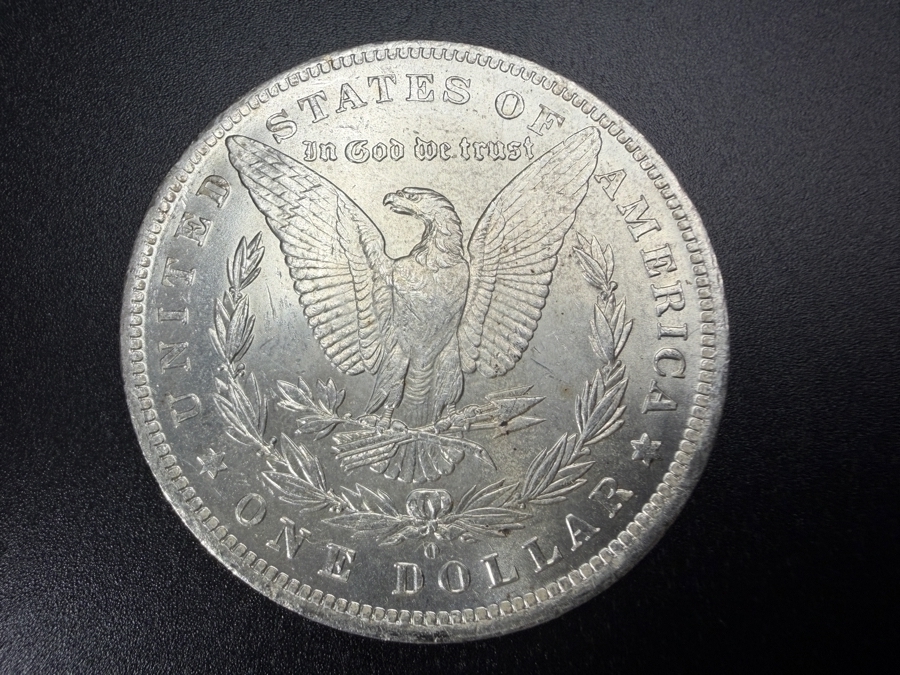 1883 O Brilliant Uncirculated Morgan Silver Dollar [Photo 3]