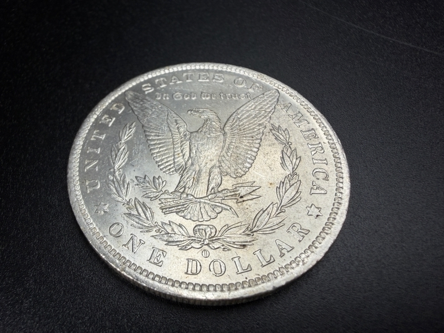 1883 O Brilliant Uncirculated Morgan Silver Dollar [Photo 4]