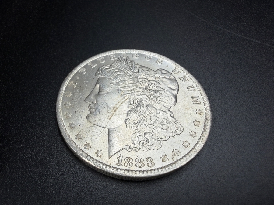 1883 O Brilliant Uncirculated Morgan Silver Dollar [Photo 2]