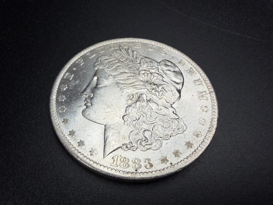 1883 O Brilliant Uncirculated Morgan Silver Dollar [Photo 2]