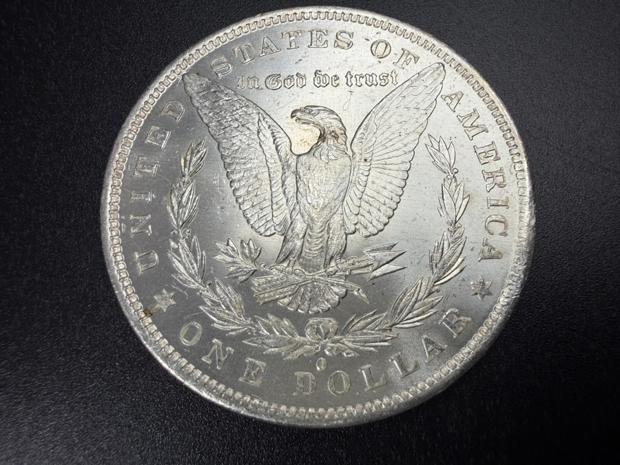 1883 O Brilliant Uncirculated Morgan Silver Dollar [Photo 3]