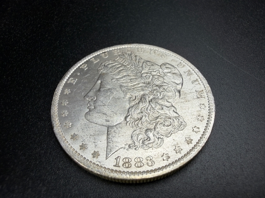 1883 O Brilliant Uncirculated Morgan Silver Dollar [Photo 2]