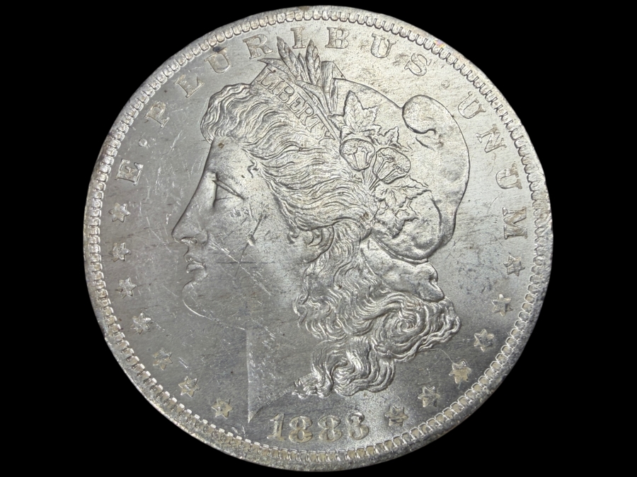 1883 O Brilliant Uncirculated Morgan Silver Dollar