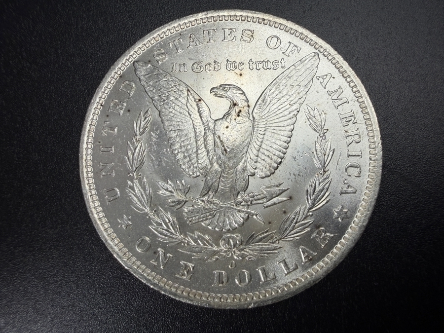 1883 O Brilliant Uncirculated Morgan Silver Dollar [Photo 3]
