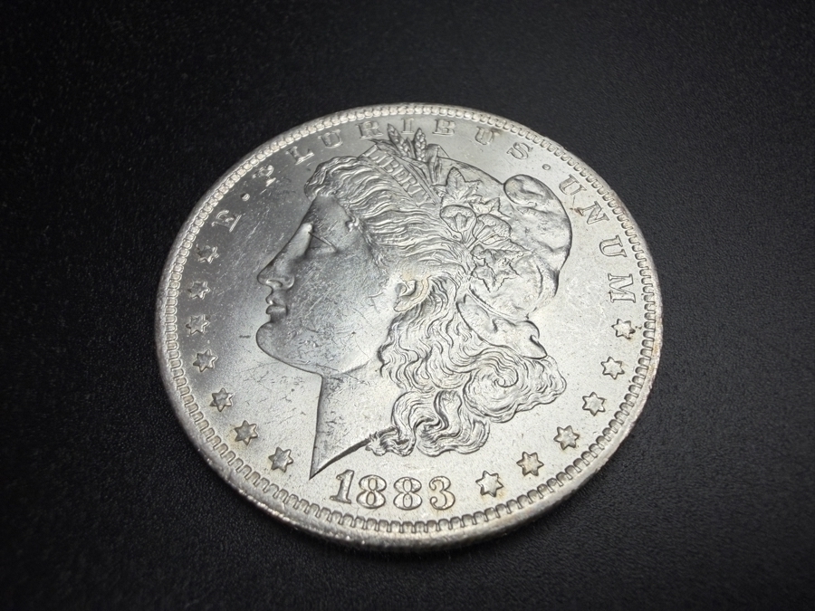 1883 O Brilliant Uncirculated Morgan Silver Dollar [Photo 2]