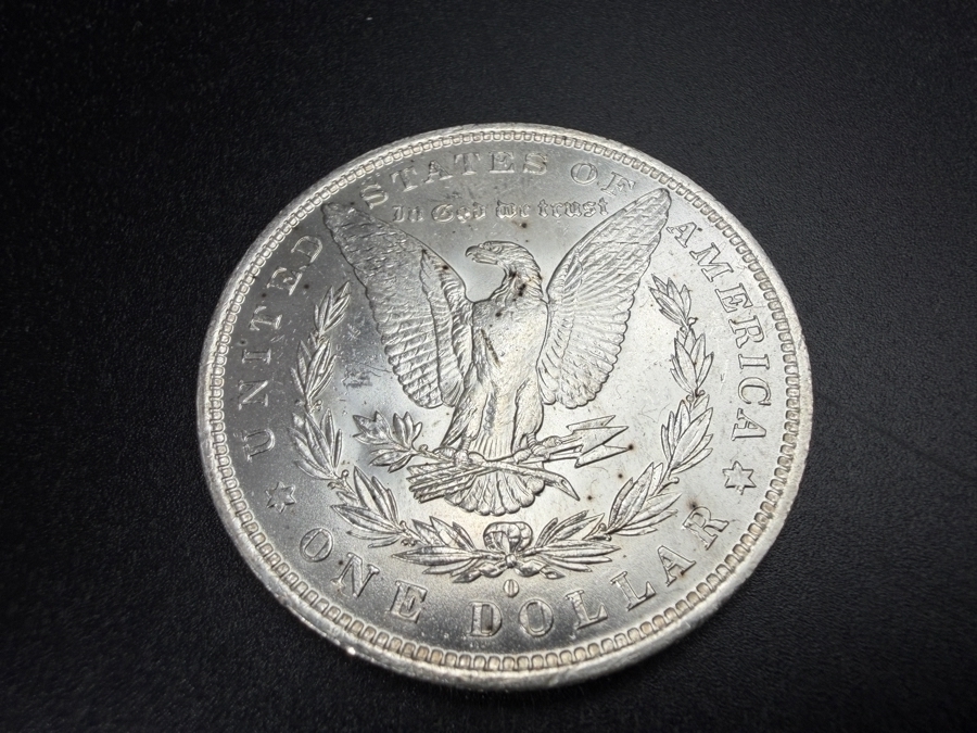 1883 O Brilliant Uncirculated Morgan Silver Dollar [Photo 4]