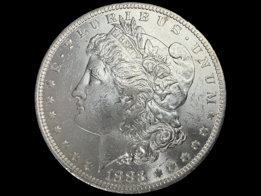 1883 O Brilliant Uncirculated Morgan Silver Dollar
