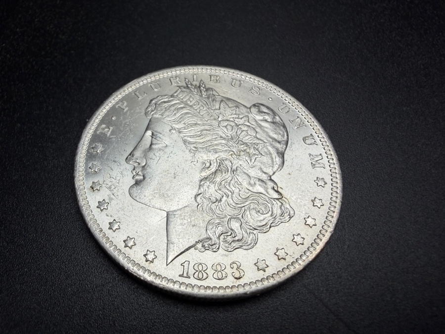 1883 O Brilliant Uncirculated Morgan Silver Dollar [Photo 2]