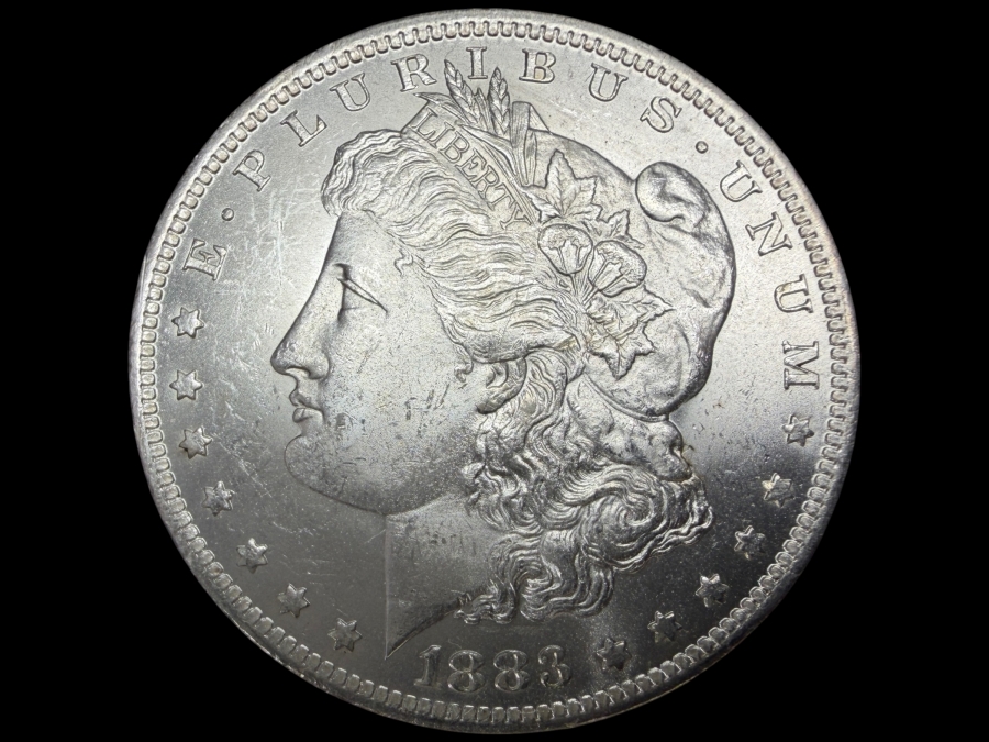 1883 O Brilliant Uncirculated Morgan Silver Dollar