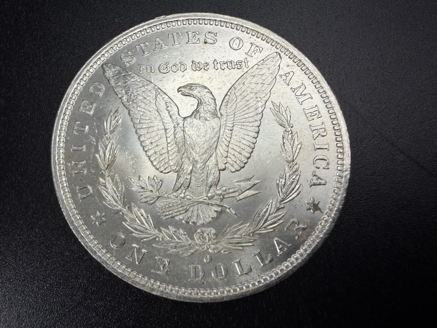 1883 O Brilliant Uncirculated Morgan Silver Dollar [Photo 3]