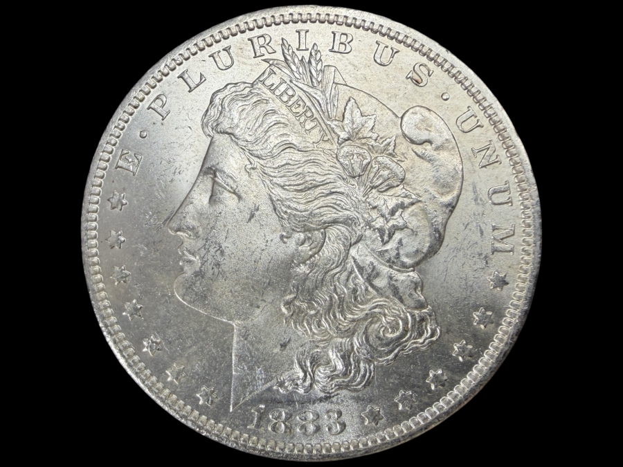 1883 O Brilliant Uncirculated Morgan Silver Dollar