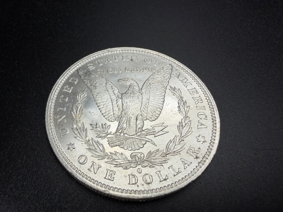 1883 O Brilliant Uncirculated Morgan Silver Dollar [Photo 4]