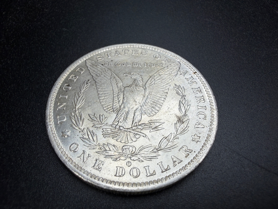 1883 O Brilliant Uncirculated Morgan Silver Dollar [Photo 4]