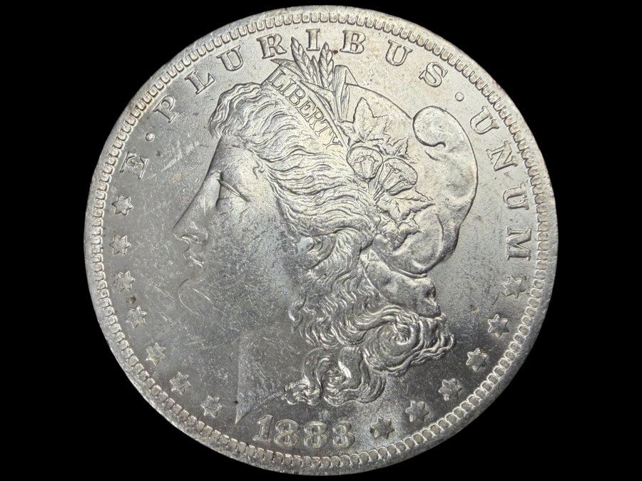 1883 O Brilliant Uncirculated Morgan Silver Dollar