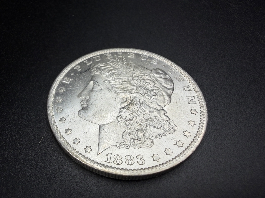 1883 O Brilliant Uncirculated Morgan Silver Dollar [Photo 2]
