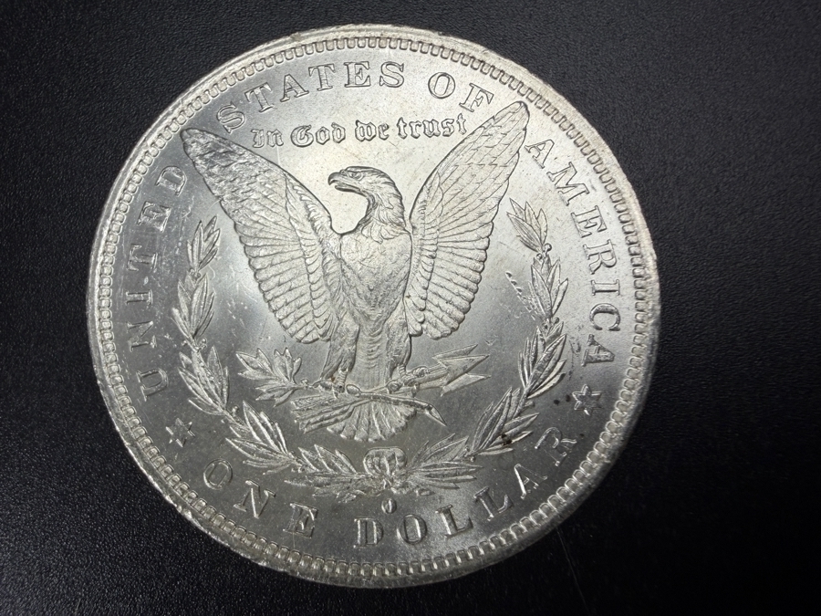 1883 O Brilliant Uncirculated Morgan Silver Dollar [Photo 3]