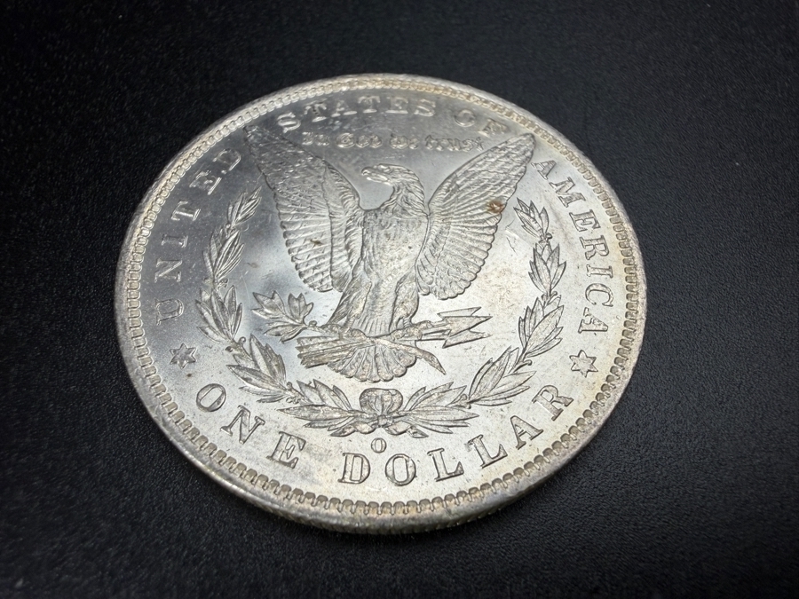 1885 O Brilliant Uncirculated Morgan Silver Dollar [Photo 4]