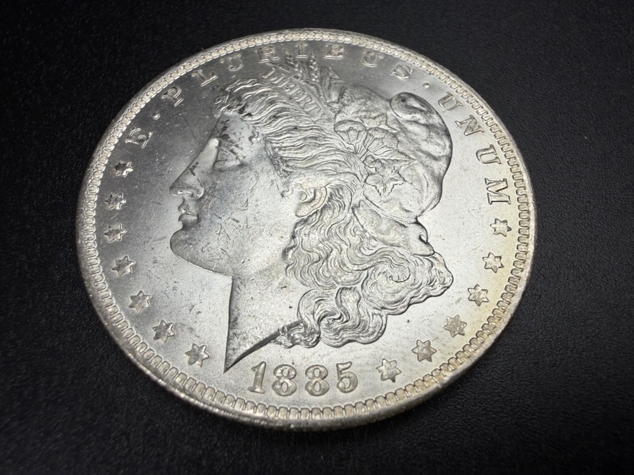 1885 O Brilliant Uncirculated Morgan Silver Dollar [Photo 2]