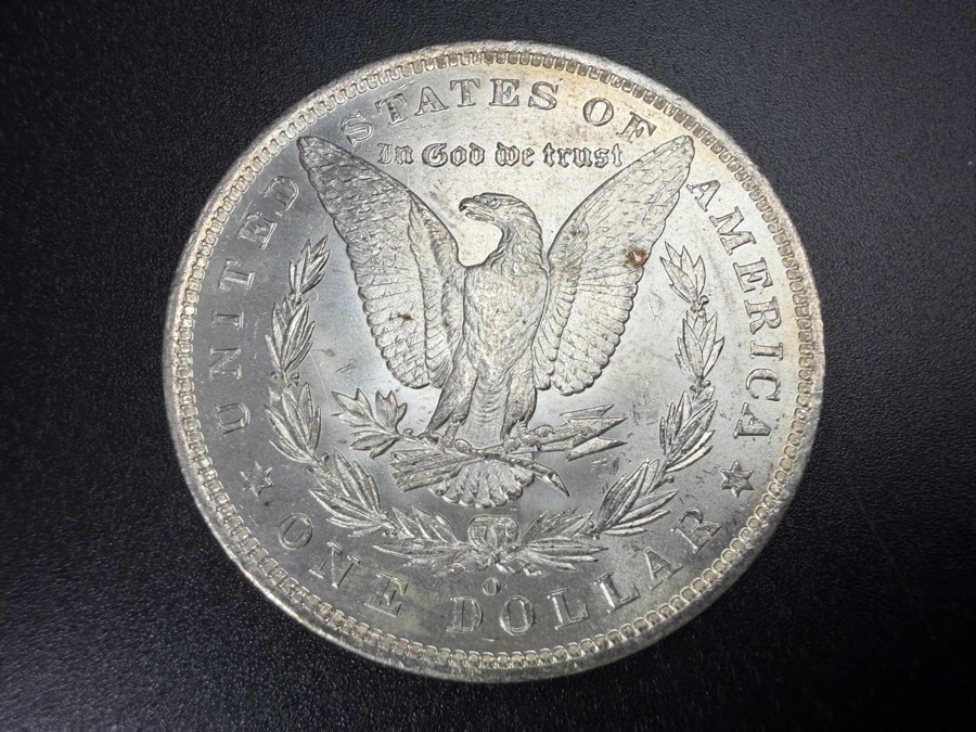 1885 O Brilliant Uncirculated Morgan Silver Dollar [Photo 3]